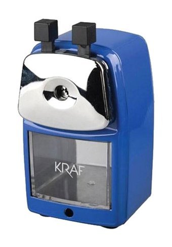 Kraf Kollu Manuel Metal Kalemtıraş Mavi