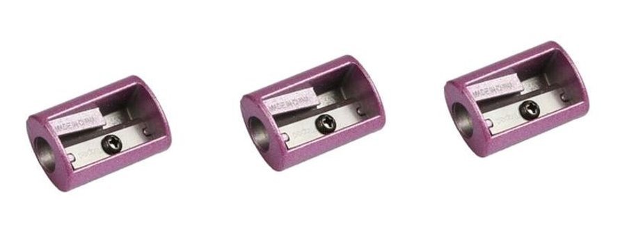 Maped Manuel Metal Kalemtıraş Pembe 3 Adet