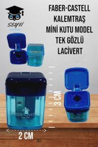 Faber-Castell Manuel Plastik Kalemtıraş Kırmızı