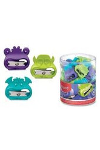Maped Vivo Fancy Monster Manuel Plastik Kalemtıraş Sarı 65 Adet