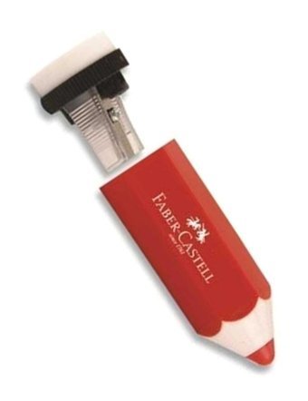 Faber-Castell Manuel Plastik Kalemtıraş Turuncu
