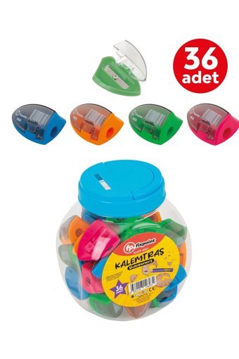 Fixpoint P-6027 Manuel Plastik Kalemtıraş 36 Adet