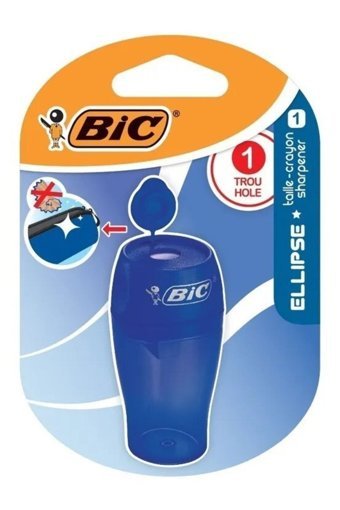Bic Ellipse Kapaklı Manuel Plastik Kalemtıraş Kahverengi