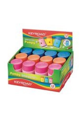 Keyroad KR-971298 Pumpy Manuel Plastik Kalemtıraş Sarı