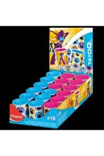 Maped 044111 Canette Tatoo Manuel Metal-Plastik Kalemtıraş 18 Adet