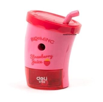 Deli 0732 Blooming Strawberry Manuel Plastik Kalemtıraş Bej
