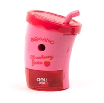 Deli 0732 Blooming Strawberry Manuel Plastik Kalemtıraş Bej