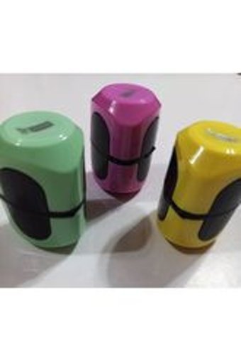 Mikro Kapaklı Manuel Plastik Kalemtıraş Kırmızı 3 Adet