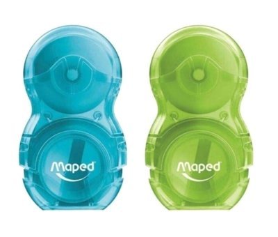 Maped 049111 Loopy Display Silgili Manuel Plastik Kalemtıraş 2 Adet