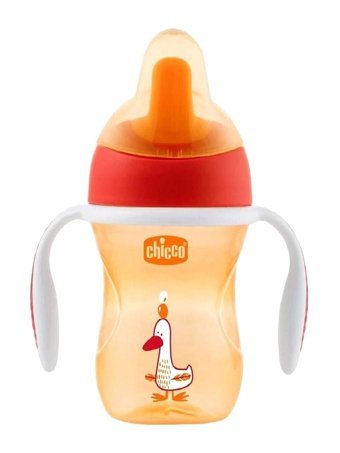 Chicco Kulplu 6 Ay+ 200 ml Alıştırma Bardağı Turuncu