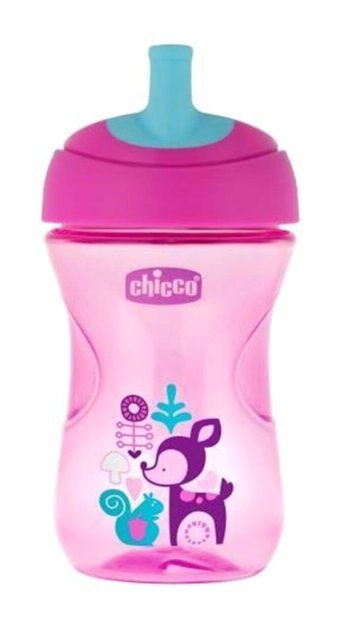 Chicco Pipetli Kulpsuz 12 Ay+ 266 ml Alıştırma Bardağı Pembe