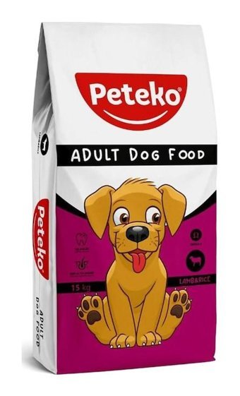 Peteko Kuzu Etli Tüm Irklar Yetişkin Köpek Maması 15 kg