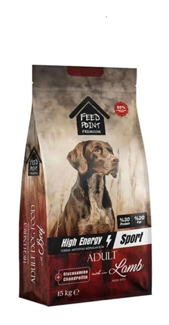 Feed Point Kuzu Etli Büyük Irk Yetişkin Köpek Maması 15 kg