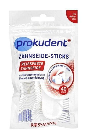 Prokudent Kürdanlı Mumlu 40 Adet Diş İpi