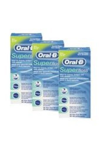 Oral-B Süper Nane Aromalı Kürdanlı 50 m 3 Adet Diş İpi