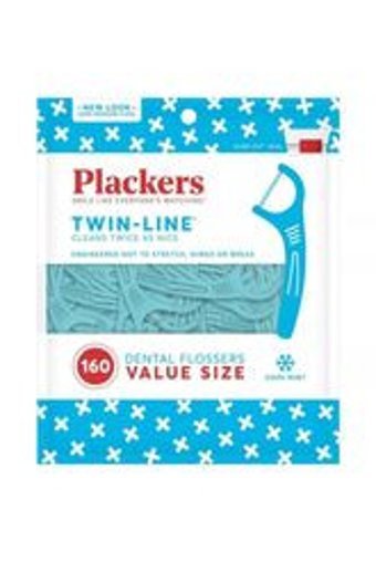 Plackers Twin Line Nane Aromalı 160 Adet Diş İpi