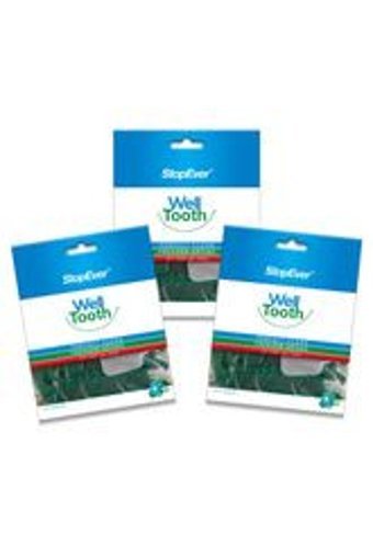 Stopever Well Tooth Nane Aromalı Kürdanlı 3x150 Adet Diş İpi