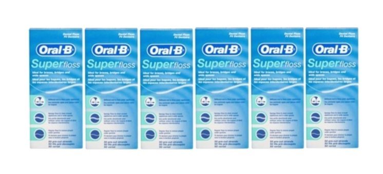 Oral-B Süper Aromasız Kürdanlı 50x6 Adet Diş İpi