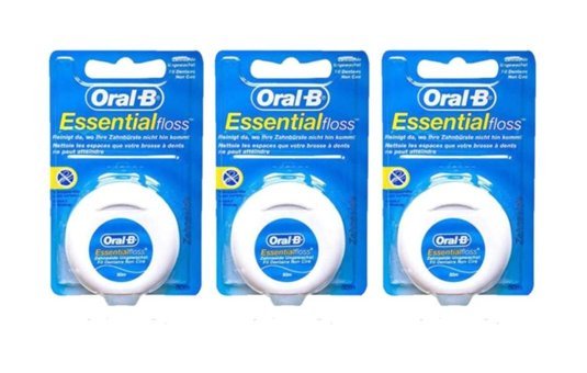 Oral-B Essential Aromasız 50 m 50x3 Adet Diş İpi