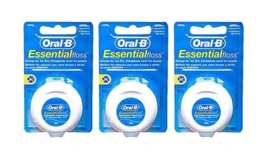 Oral-B Essential Aromasız 50 m 50x3 Adet Diş İpi