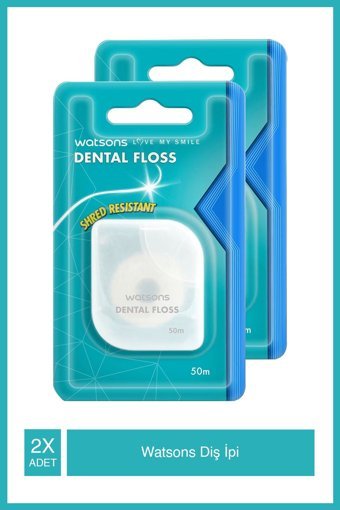 Watsons Aromasız 50 m 2 Adet Diş İpi