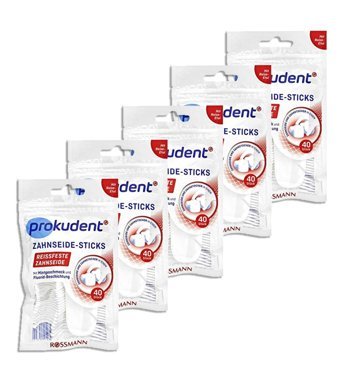 Prokudent Aromasız Kürdanlı Mumlu 40x5 Adet Diş İpi