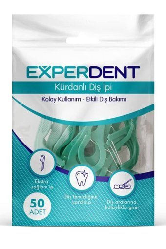 Experdent Aromasız Kürdanlı Diş İpi