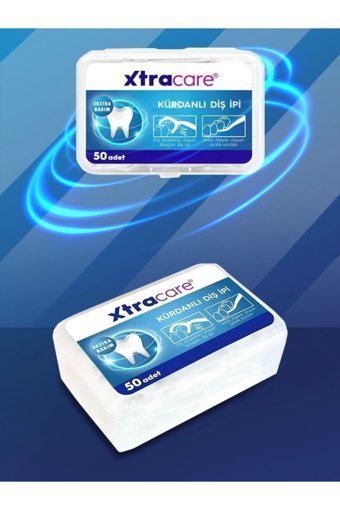 Xtracare Aromasız Kürdanlı 50 Adet Diş İpi