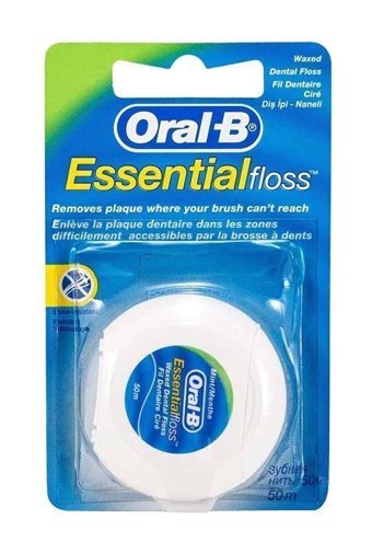 Oral-B Essential Aromasız Mumlu 50 m Diş İpi