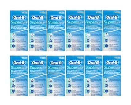 Oral-B Süper Aromasız Kürdanlı 50x12 Adet Diş İpi