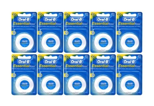Oral-B Essential Aromasız 50 m 10 Adet Diş İpi