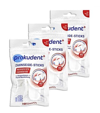 Prokudent Aromasız Kürdanlı Mumlu 40x3 Adet Diş İpi