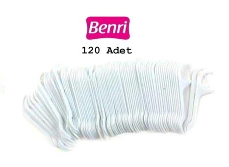 Benri Aromasız Kürdanlı 120 Adet Diş İpi