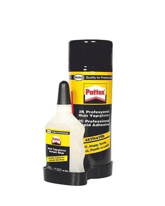 Pattex 2K Kokusuz 400 ml+100 ml Tekli Sıvı-Sprey Hızlı Yapıştırıcı