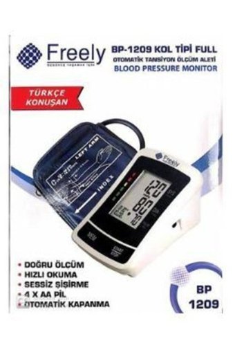 Freely Bp-1209 2 Kullanıcı 120 Ölçüm Hafızalı Konuşan Dijital Koldan Tam Otomatik Tansiyon Aleti