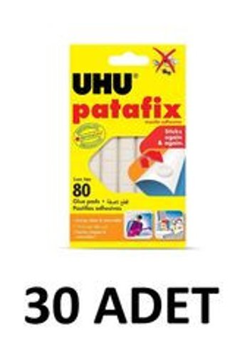 Uhu Patafix Kokusuz 10 gr 30'lu Hamur Hızlı Yapıştırıcı