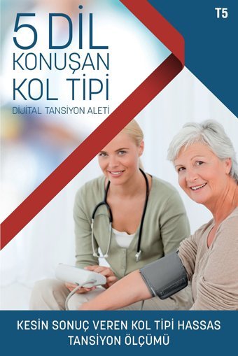 Nec T5 2 Kullanıcı 180 Ölçüm Hafızalı Konuşan Dijital Koldan Tam Otomatik Tansiyon Aleti