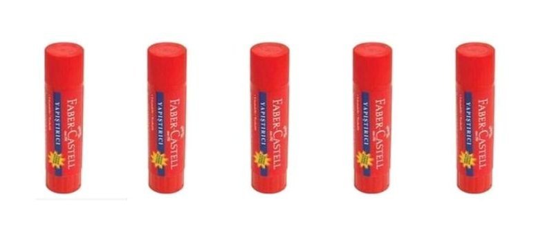 Faber Castell Kokusuz 10 gr 5'li Jel Hızlı Yapıştırıcı