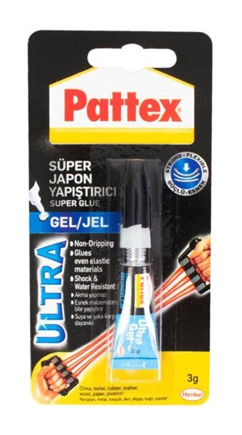 Pattex Ultra Kokusuz 3 gr Tekli Jel Hızlı Yapıştırıcı