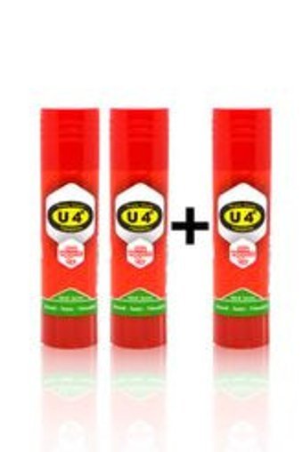 U-4 Kokusuz 9 gr 3'lü Jel Hızlı Yapıştırıcı