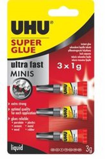 Uhu Super Glue Kokusuz 40 gr Tekli Jel Hızlı Yapıştırıcı