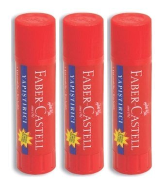 Faber Castell Kokusuz 20 gr 3'lü Jel Hızlı Yapıştırıcı