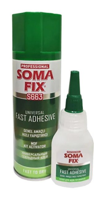 Somafix S663 Kokusuz 200 ml Tekli Sıvı-Sprey Hızlı Yapıştırıcı