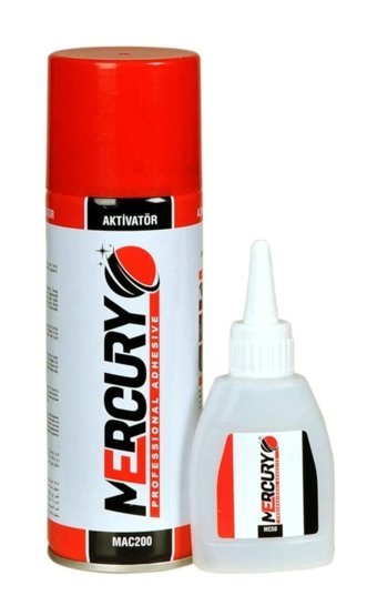 Mercury Kokusuz 200 gr Tekli Sıvı-Sprey Hızlı Yapıştırıcı