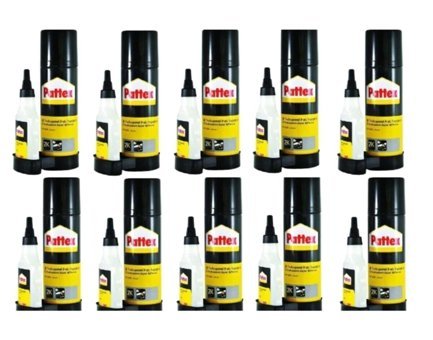 Pattex 2K Kokusuz 200 ml+50 ml 10'lu Sıvı-Sprey Japon Yapıştırıcı