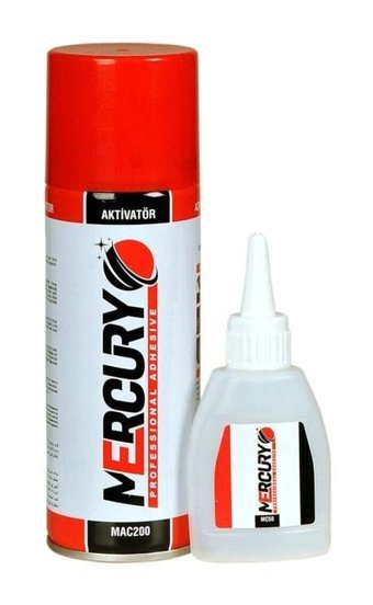 Mercury Kokusuz 200 gr Tekli Sıvı-Sprey Hızlı Yapıştırıcı