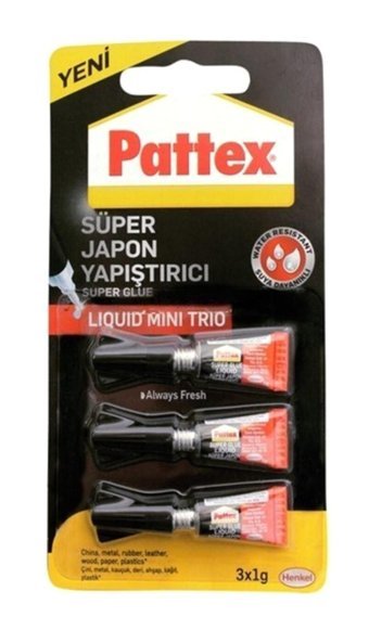 Pattex Kokusuz 5 ml 3'lü Jel Hızlı Yapıştırıcı