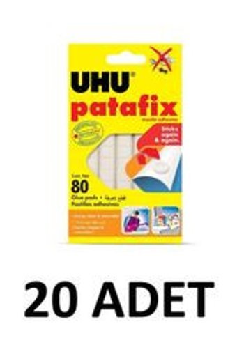 Uhu Patafix Kokusuz 10 gr 20'li Hamur Hızlı Yapıştırıcı