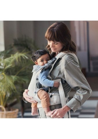BabyBjörn Harmony 3D 3.2-15 kg Kapasiteli Oturaklı Her Yöne Kanguru Gümüş
