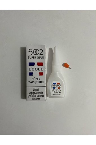 Ecole 502 Kokusuz 20 gr Tekli Sıvı Hızlı Yapıştırıcı